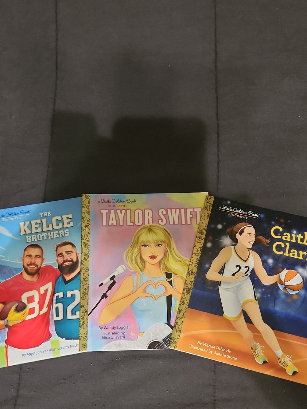 Little Golden Books Bundle featuring Taylor Swift , Caitlin Clark. Kelce Bros